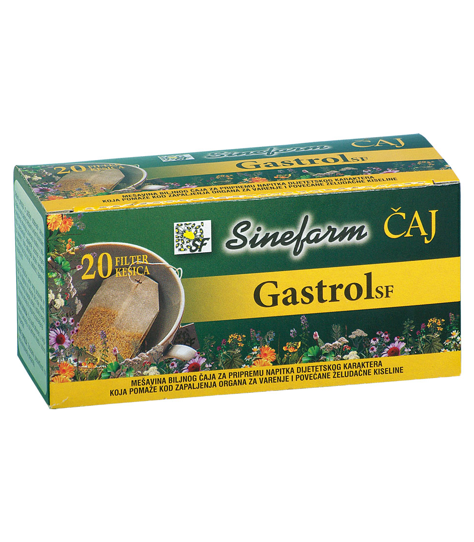 Čaj protiv želudačnih tegoba -30 g-e <br>filter kesice-GASTROL