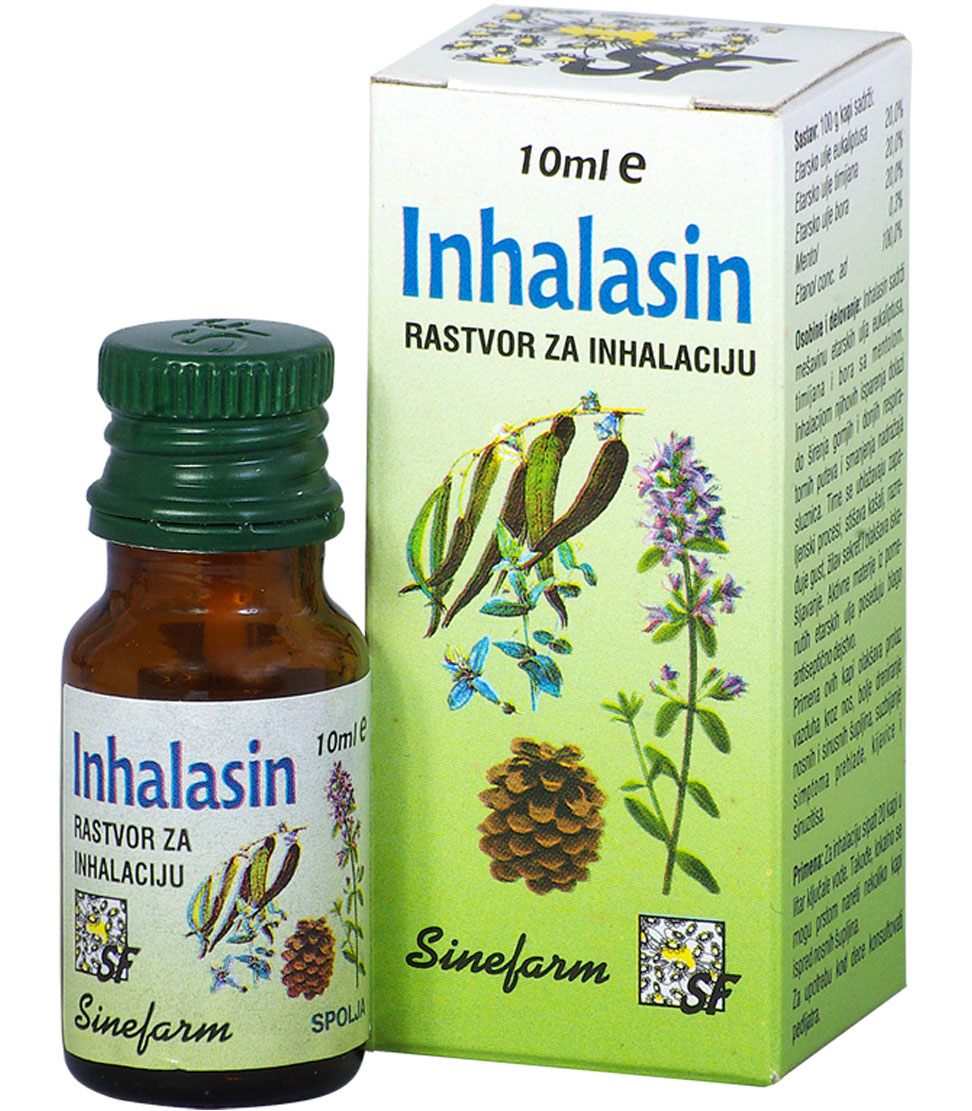Kapi za inhalaciju-10 ml-e INHALASIN