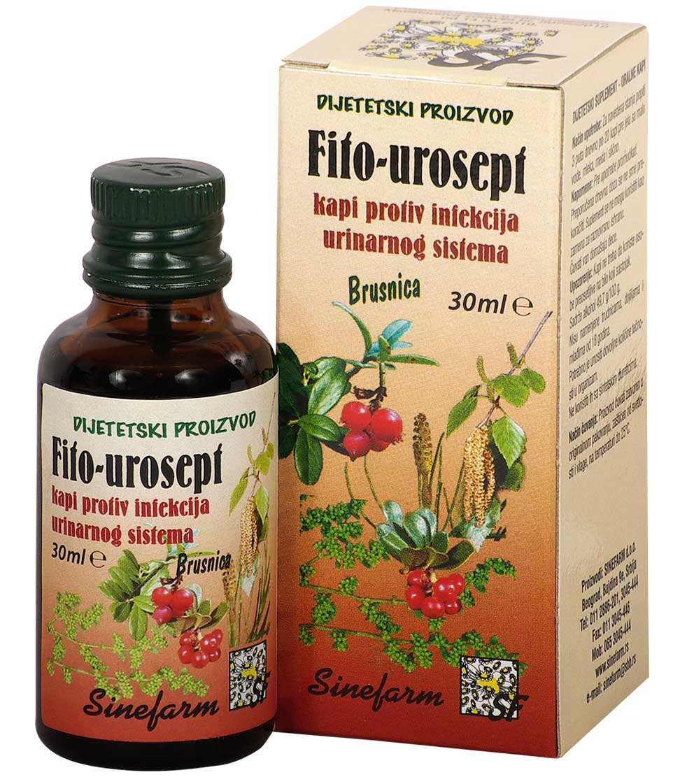 Drops against urinary infections<br>-30 ml-e FITO-UROSEPT