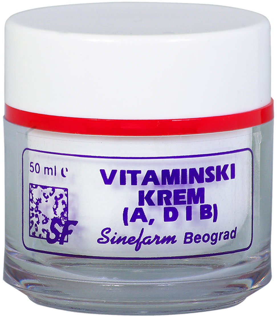 Cream with vitamin A, D and B-50 ml-e