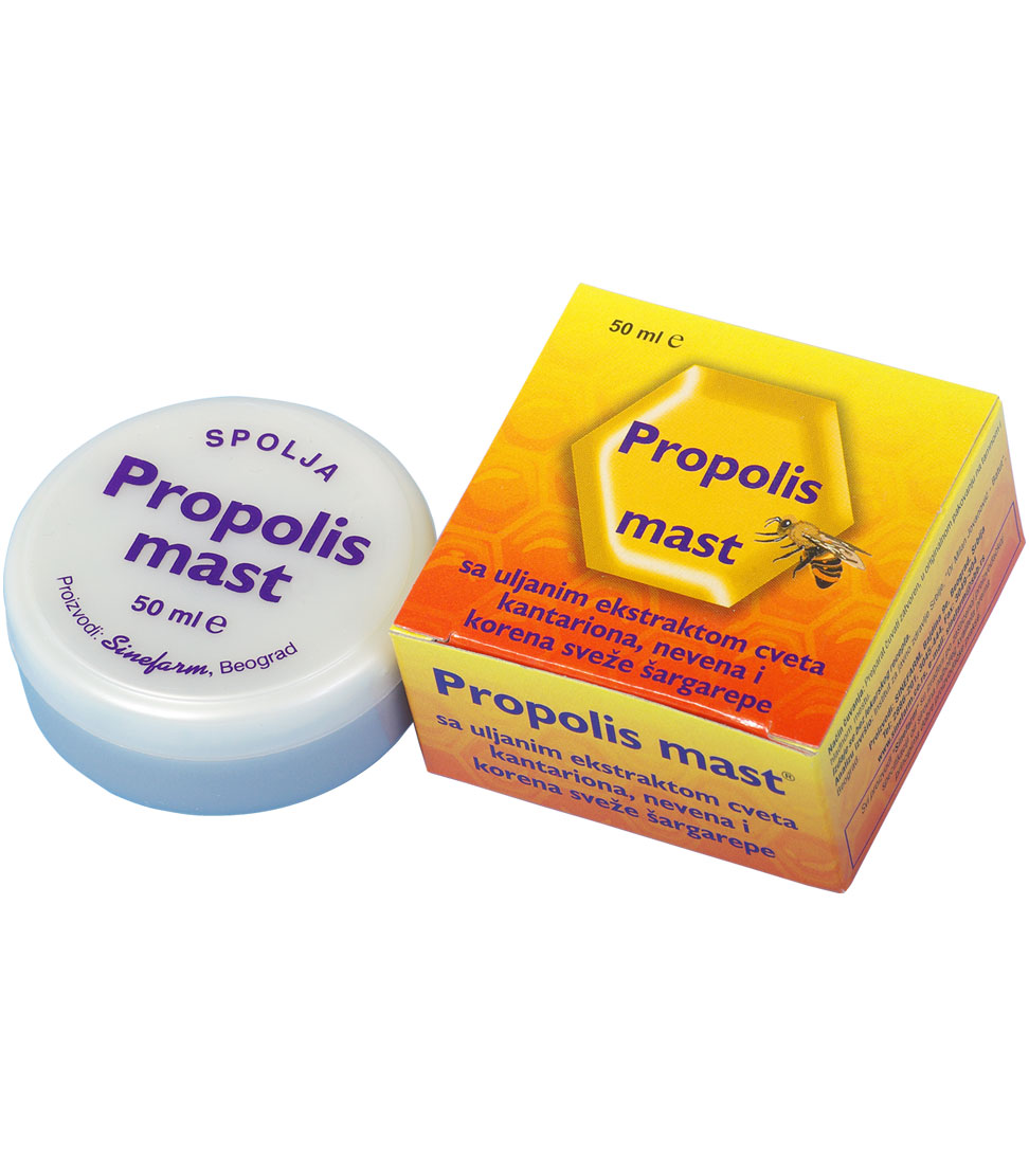 PROPOLIS ointment, plant extracts <br>and vitamins A, D and E-50 ml-e