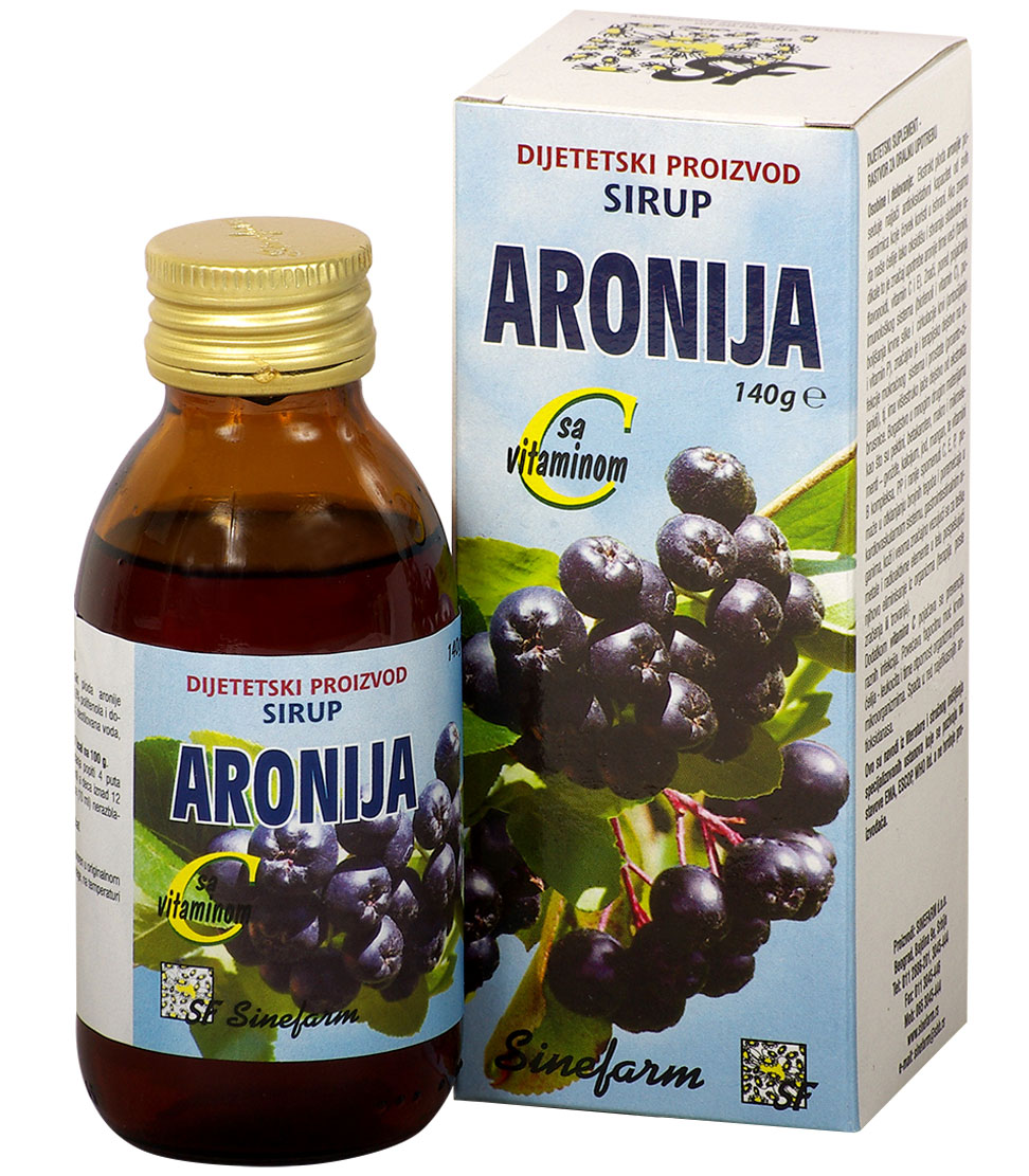 Sirup od aronije sa C vitaminom-140 g-e