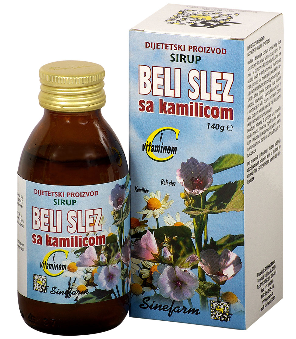 Marshmallow syrup with camomile <br>and Vitamin C-140 g-e