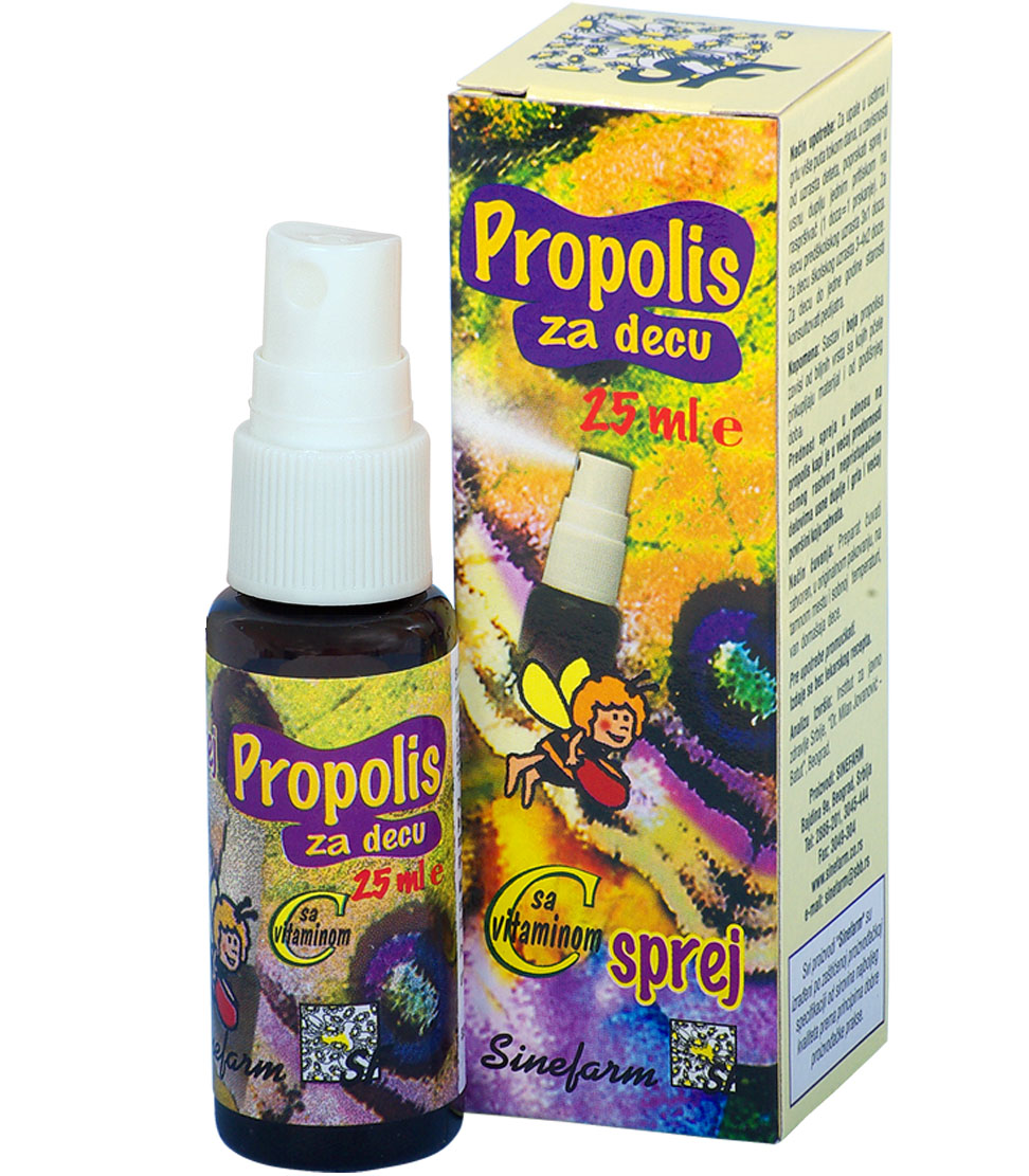 Propolis sprej za decu sa C vitaminom<br>-25 ml-e