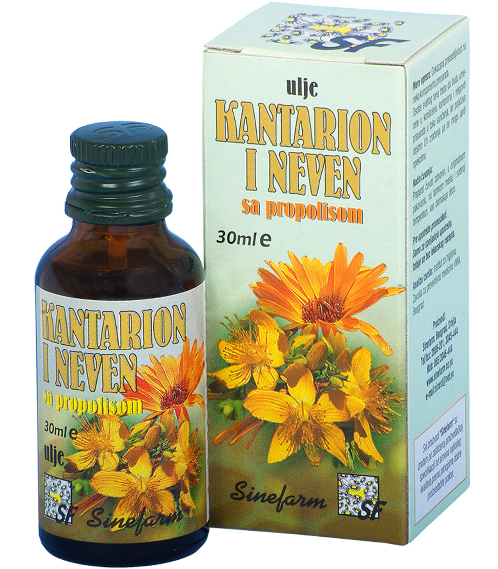 Ulje od kantariona i nevena sa PROPOLISOM<br>-30 ml-e