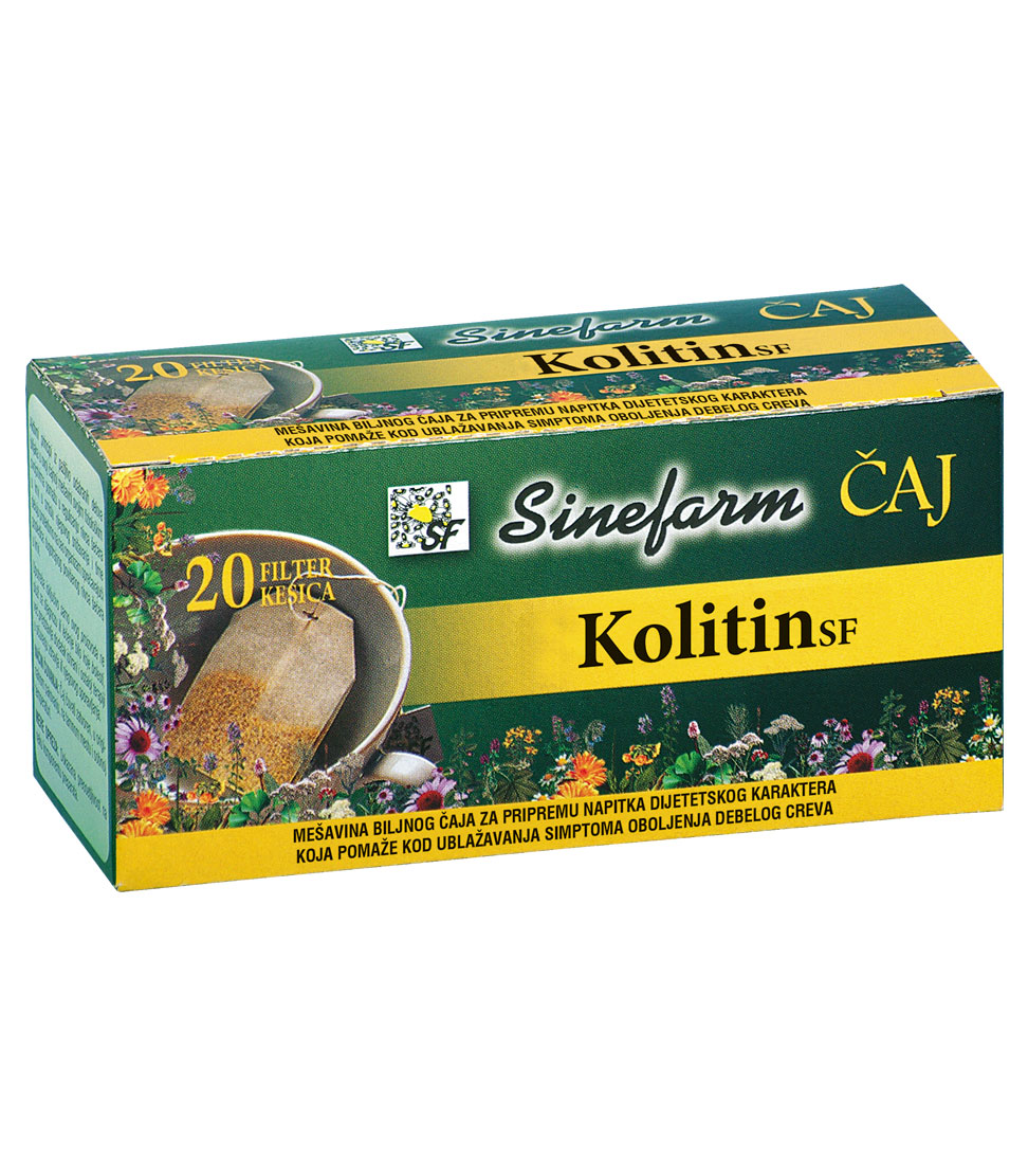 Čaj protiv oboljenja debelog creva- 30 g-e filter kesice-KOLITIN
