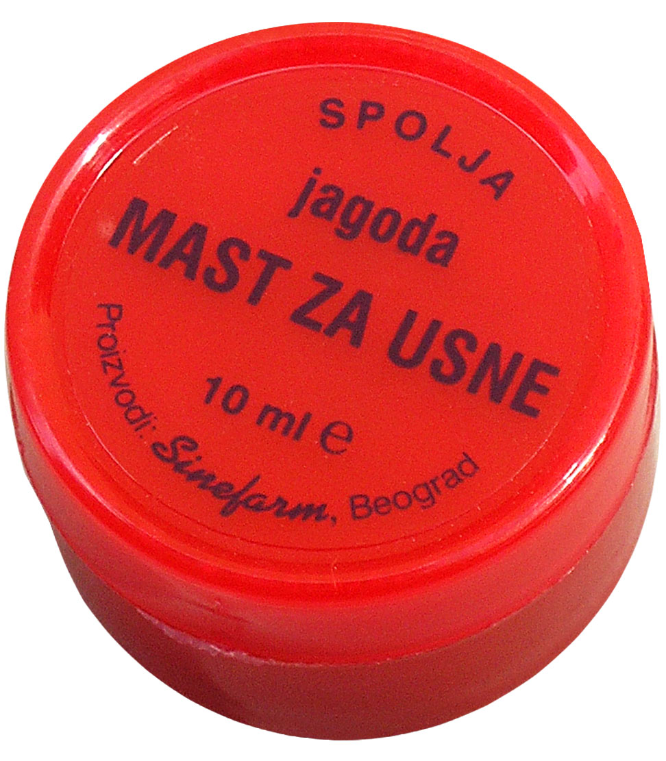 Mast za usne u kutijici-jagoda-10 ml-e