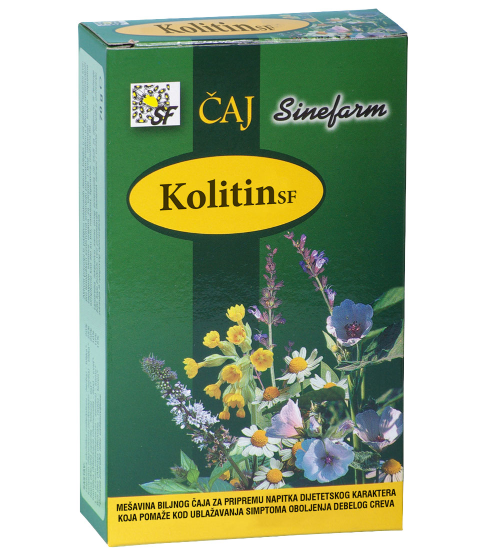 Čaj protiv oboljenja debelog creva<br>-70 g-e rinfuz-KOLITIN